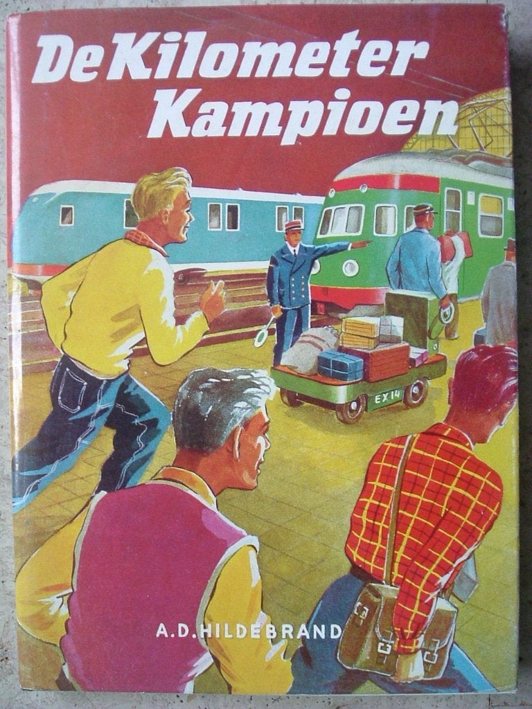 De Kilometer-kampioen - 1954., Ophalen of Verzenden, Gebruikt, Trein, Boek of Tijdschrift