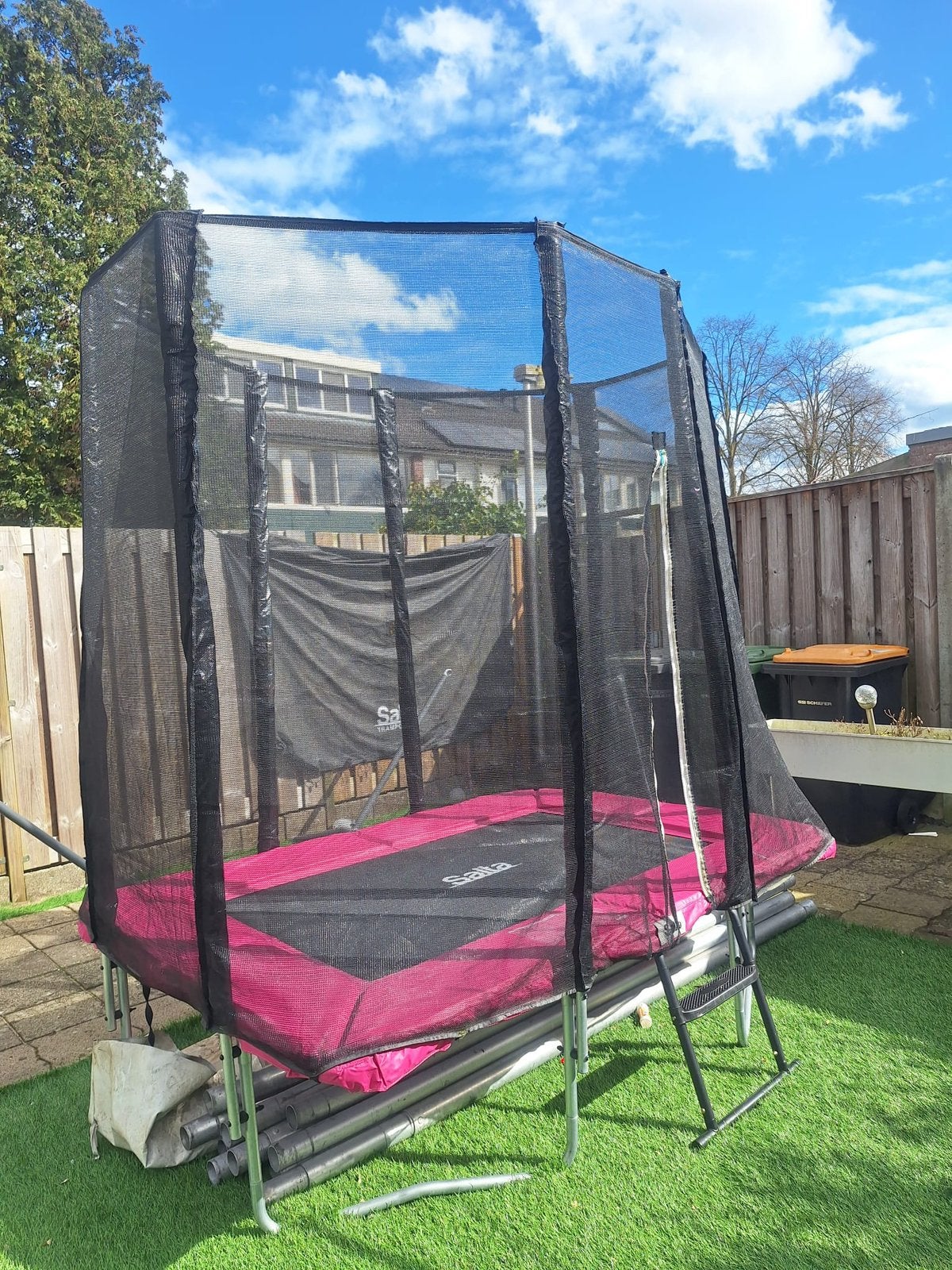 ZGAN Salta roze trampoline Comfort Edition, Ophalen, Zo goed als nieuw