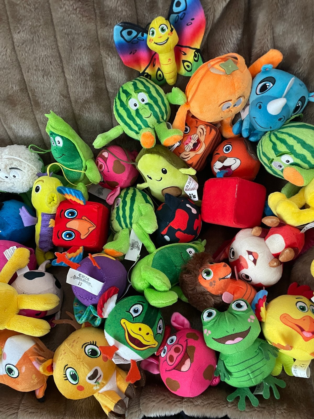 Grote collectie knuffels - diverse dieren en karakters, Gebruikt, Overige merken, Overige karakters, Ophalen of Verzenden