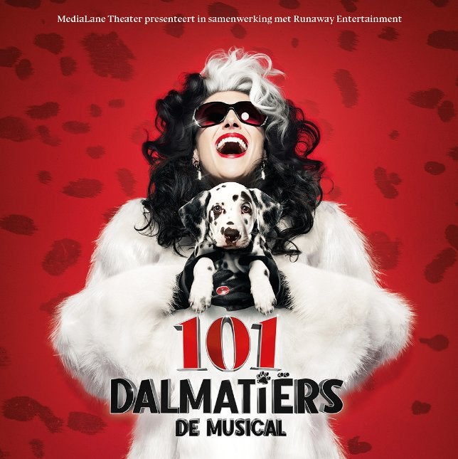 Prachtige 1e Rang tickets Musical 101 Dalmatiërs Za 24 okt, Tickets en Kaartjes, Drie personen of meer, Oktober, Arrangement
