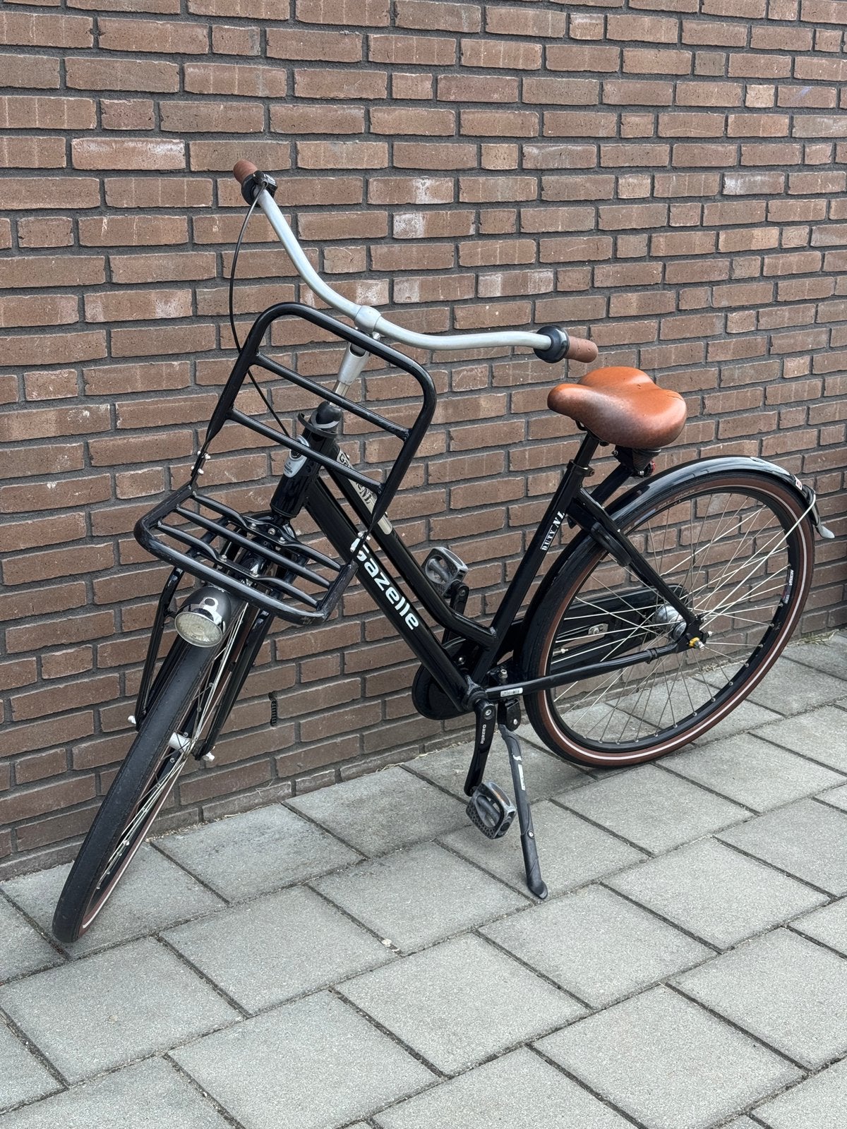 Gazelle ‘Heavy Duty’ stadsfiets met versnellingen, Fietsen en Brommers, 47 tot 50 cm, Ophalen of Verzenden, Zo goed als nieuw