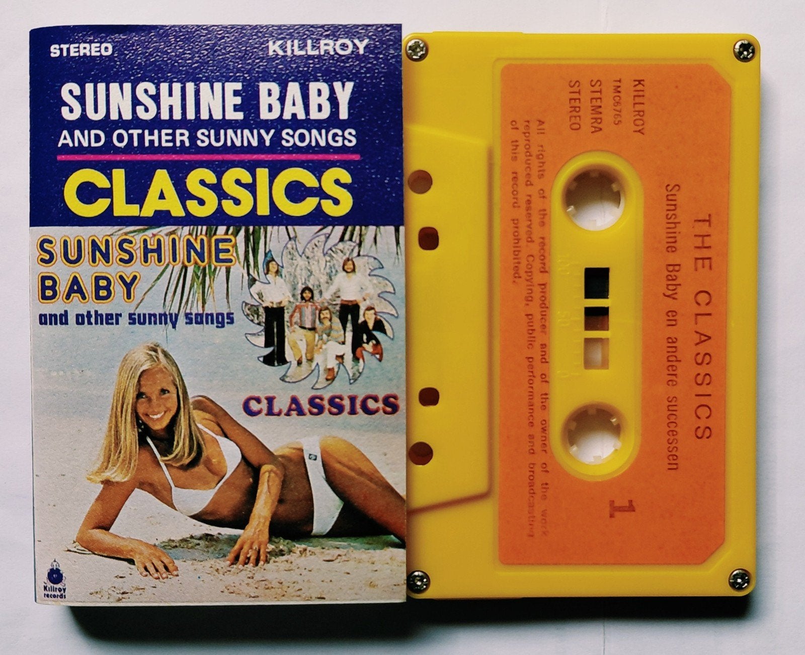 TMC  - 6765.  (Killroy) The Classics. MC 'Sunshine Baby', Ophalen of Verzenden, Zo goed als nieuw, 1 bandje