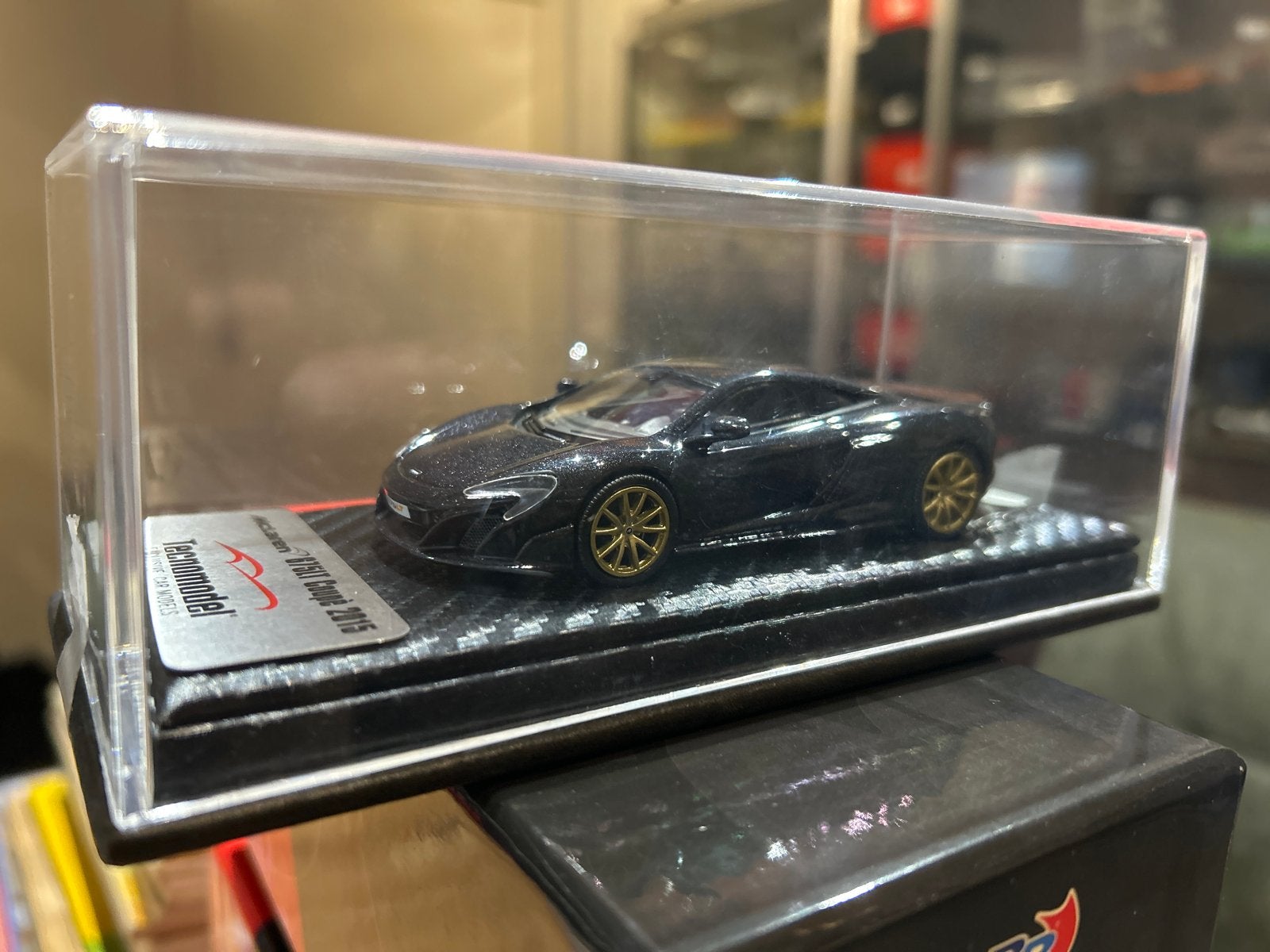 McLaren 675LT Coupé 2015 1:43 Zwart Tecnomodels, Overige merken, Auto, Geen, Geen