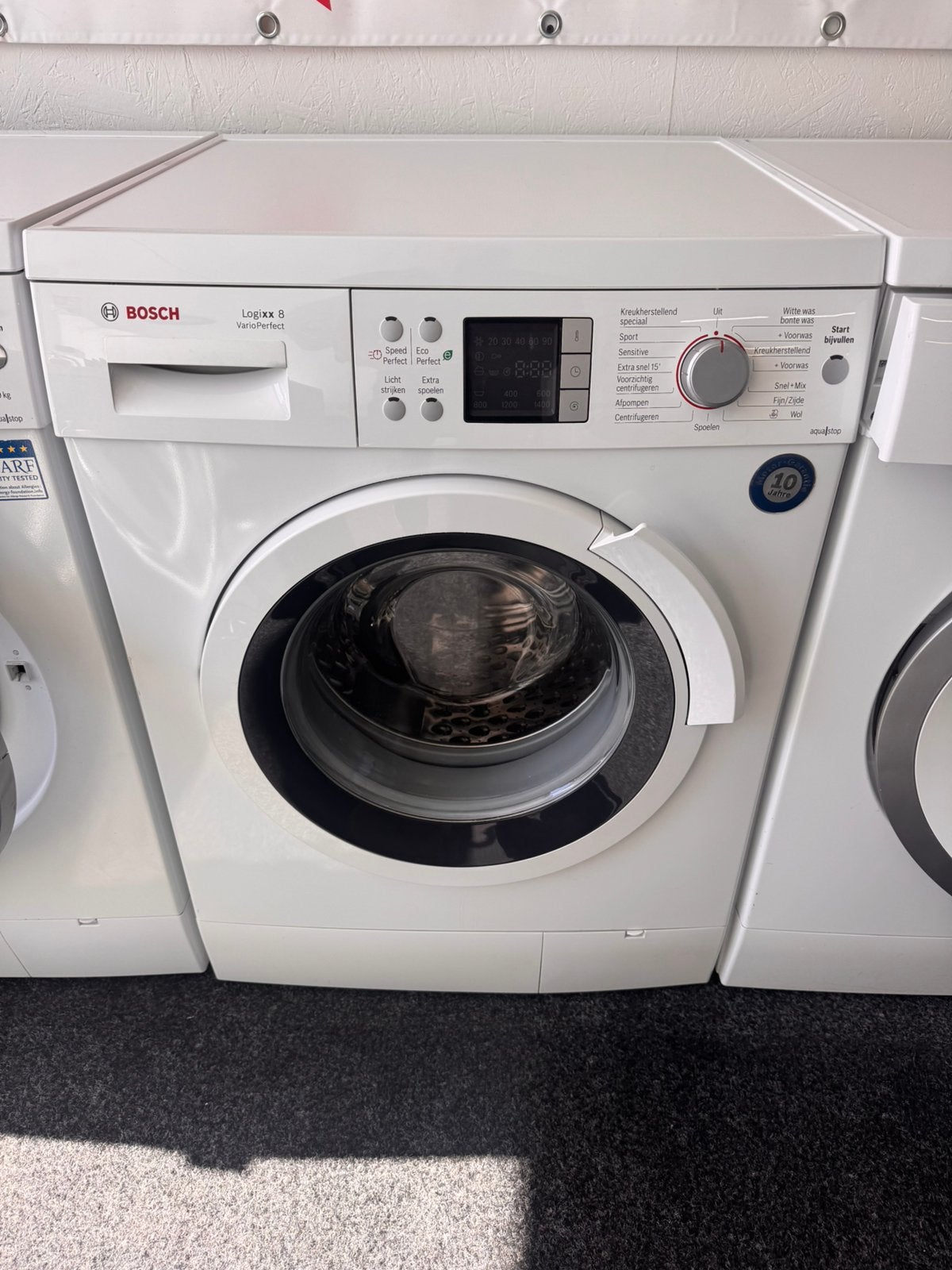 BOSCH 1400 SERIE LOGIXX VARIO 9 KG met 2 jaar garantie, 1200 tot 1600 toeren, N, N, 8 tot 10 kg