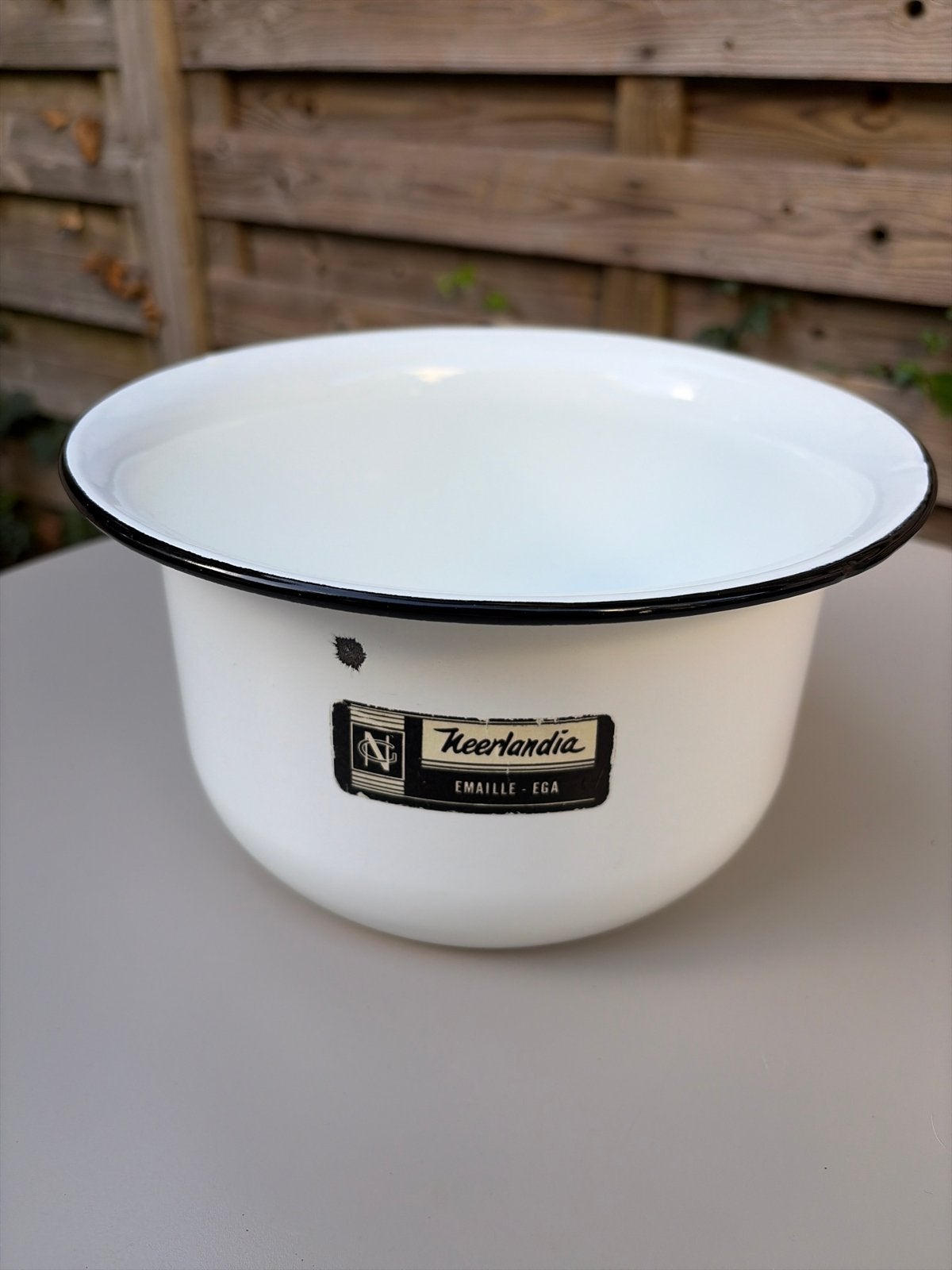 Vintage Emaille WC pot / Po Keerlandia EGA, Antiek en Kunst, Ophalen of Verzenden