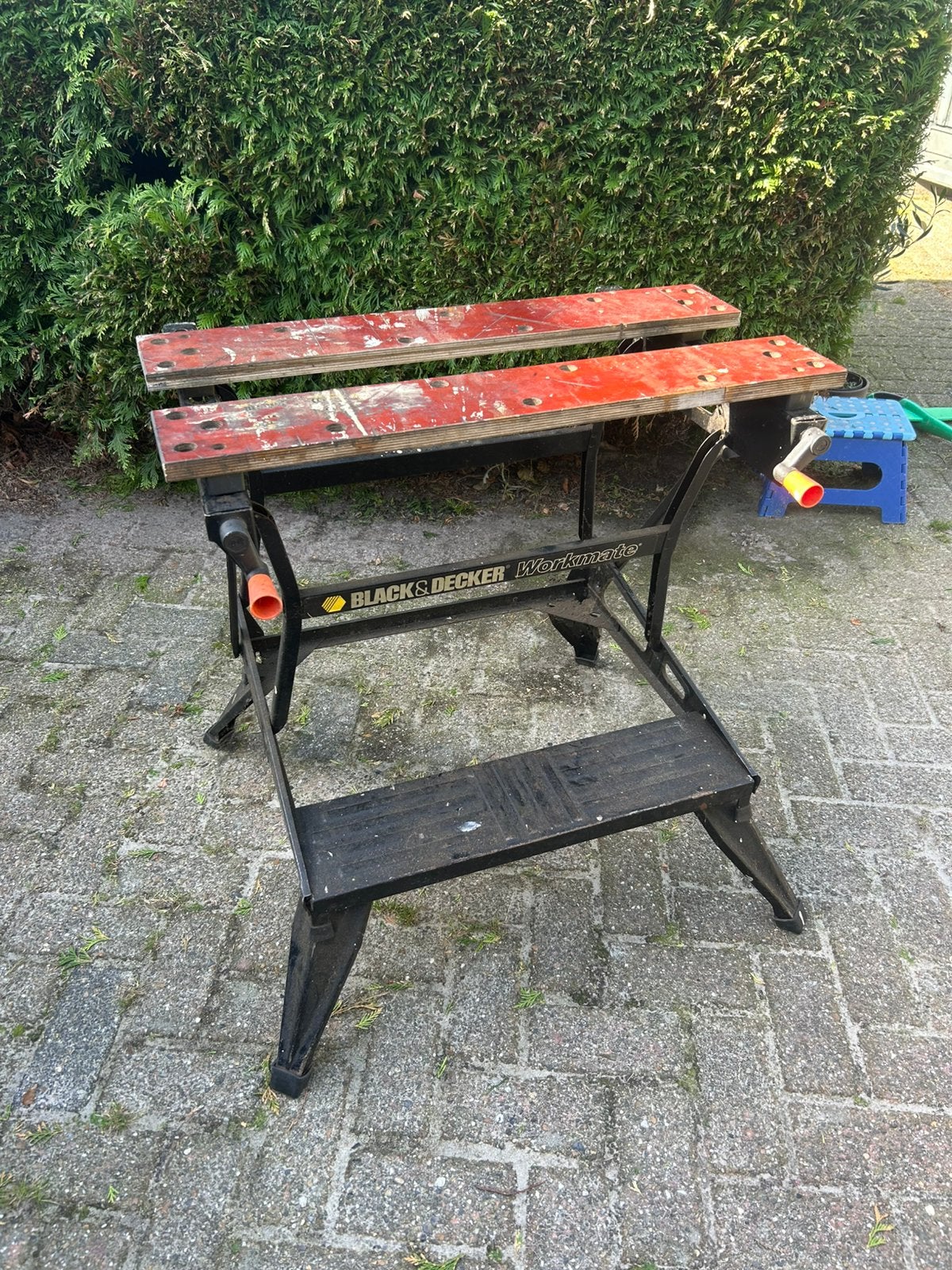 Black en decker workmate, Ophalen, Gebruikt, 70 tot 120 cm, Inklapbaar