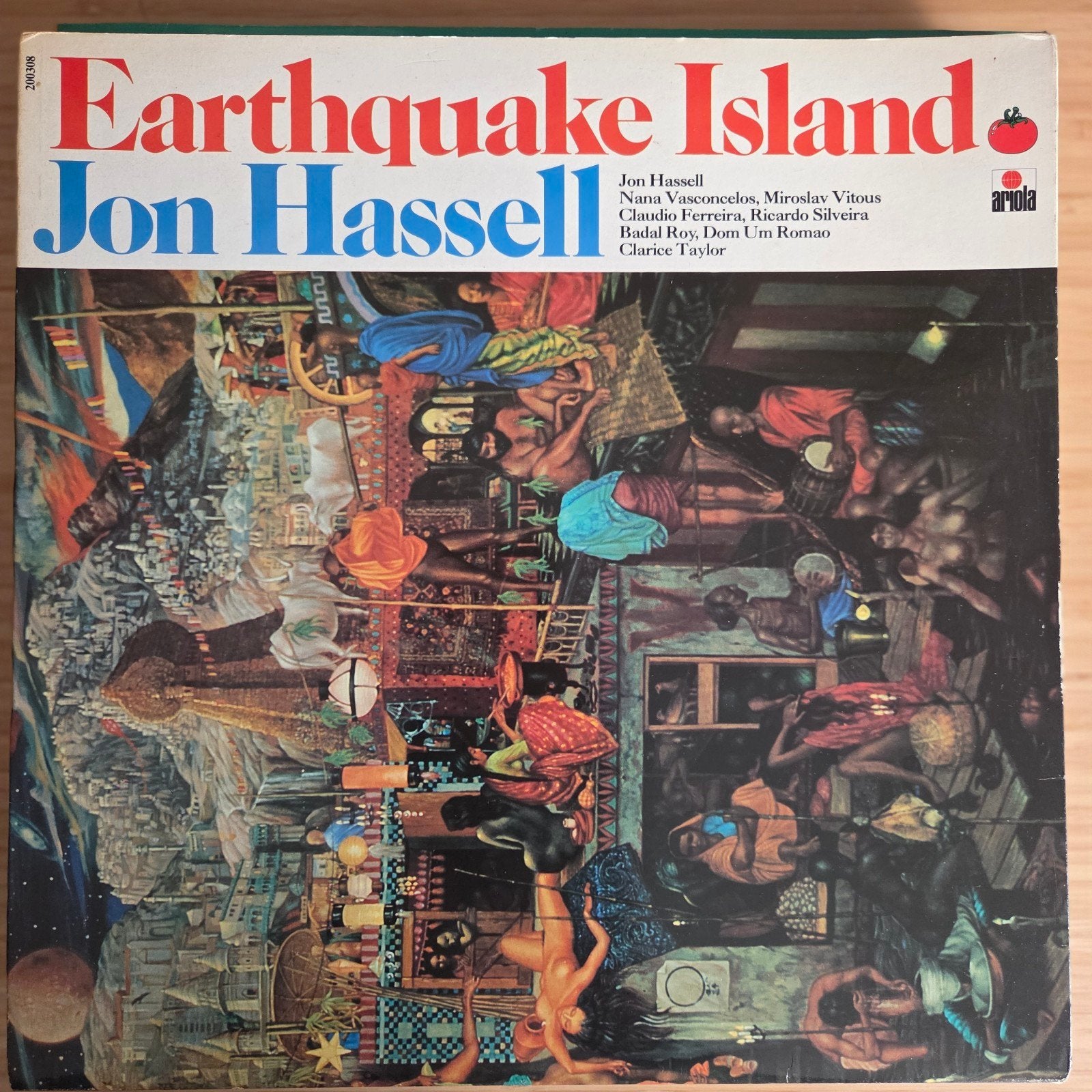 Jon Hassel - Earthquake Island LP, Cd's en Dvd's, Gebruikt, 1980 tot heden, Ophalen of Verzenden, 12 inch