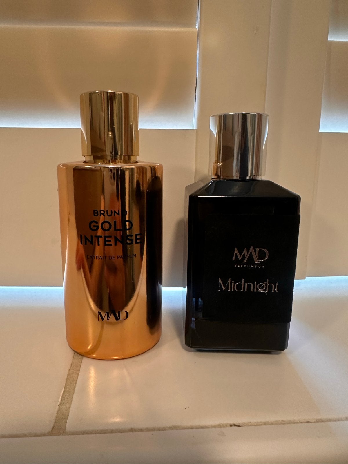 MAD Parfumeur Bruno Gold Intense & Midnight - Zo goed als ni, Ophalen of Verzenden, Nieuw
