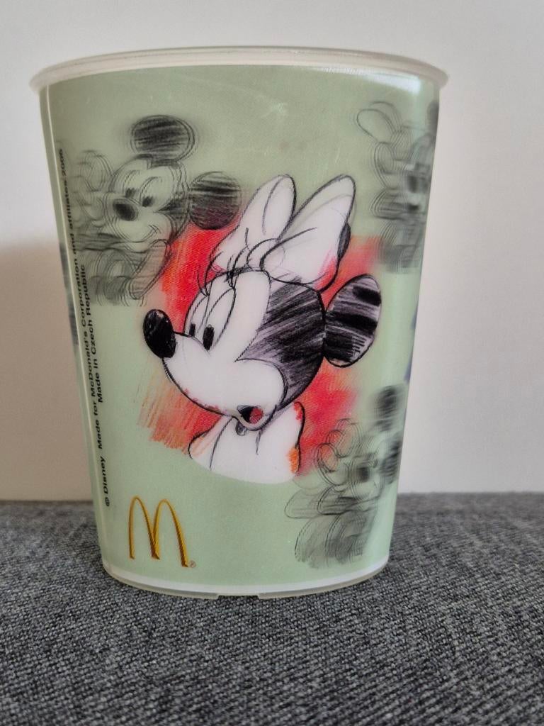 Beker McDonald’s Happy Meal Mickey Mouse Donald Duck Goofy, Verzamelen, Disney, Verzenden, Mickey Mouse, Zo goed als nieuw, Servies