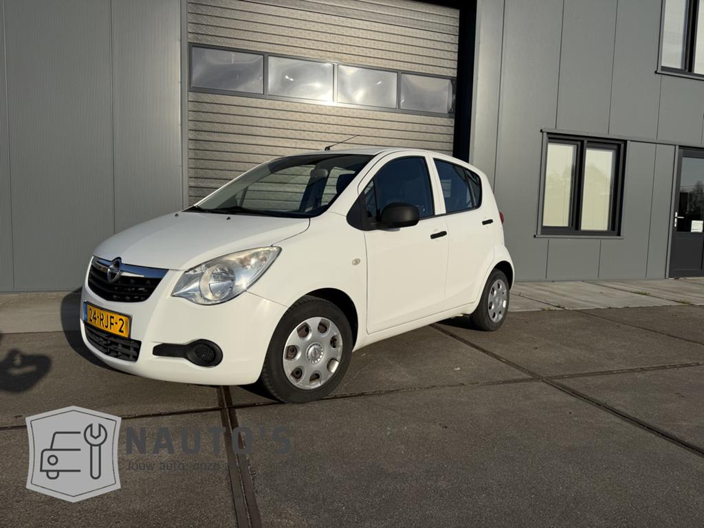 Opel Agila 1.0 12V 2011 Wit, Stof, 31 €/maand, Origineel Nederlands, Handgeschakeld