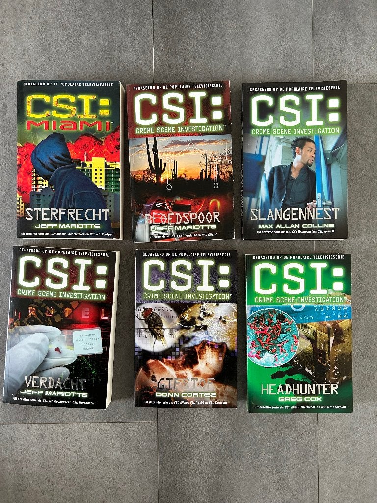 Csi boeken, Boeken, Detectives, Ophalen, Zo goed als nieuw