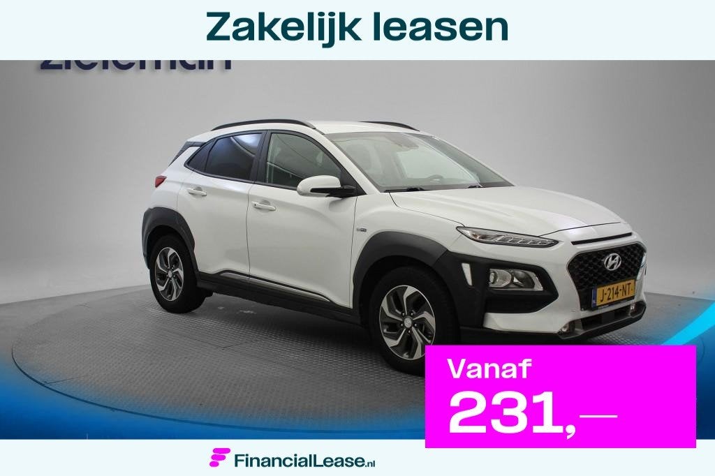 Hyundai Kona 1.6 GDI HEV Fashion - Carplay, Camera, Adapt. C, Dealer onderhouden, Gebruikt, Met garantie (alle), Adaptive Cruise Control