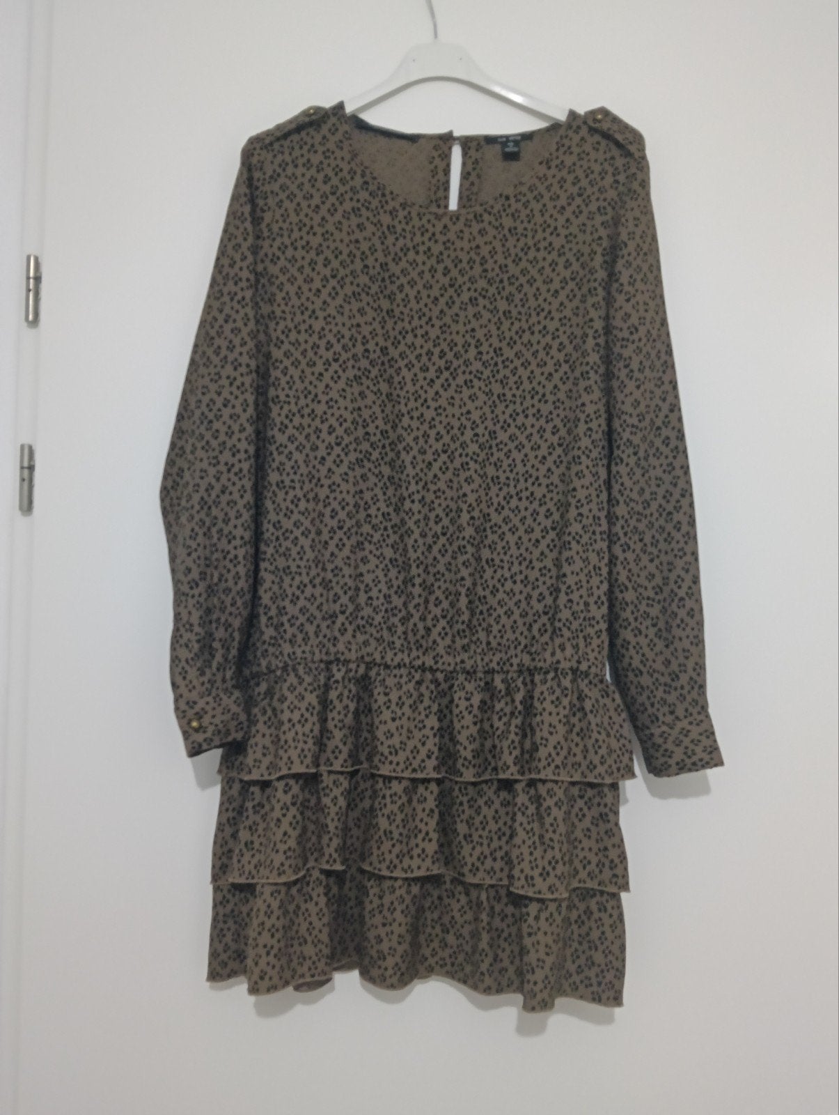 Scotch & Soda jurk met dierenprint, Bruin, Scotch & Soda, Ophalen of Verzenden, Zo goed als nieuw