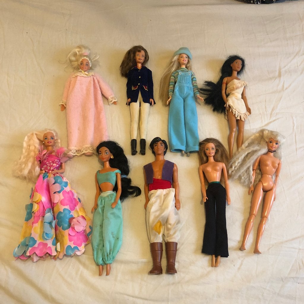 Retro Barbies Mattel jaren 90, Verzamelen, Ophalen of Verzenden, Gebruikt, Pop