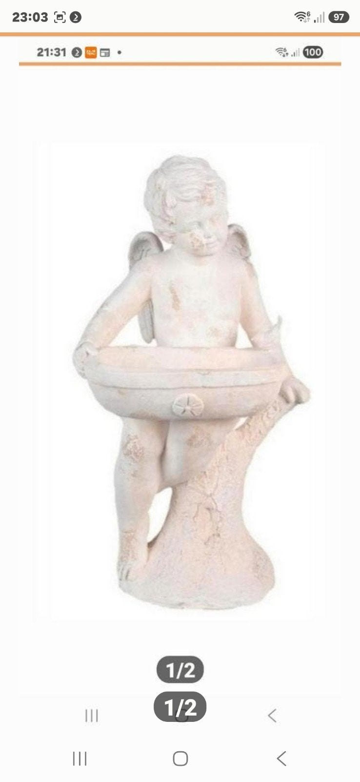 Decoratief beeld van engel/cupido, Ophalen, Nieuw