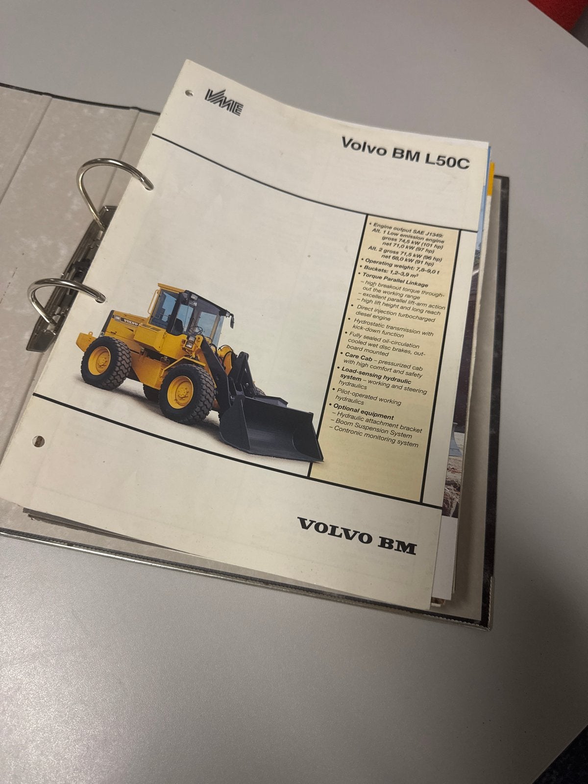 Volvo BM & Case Graafmachine/Lader Catalogus Collectie, Ophalen of Verzenden, Gelezen, Catalogus