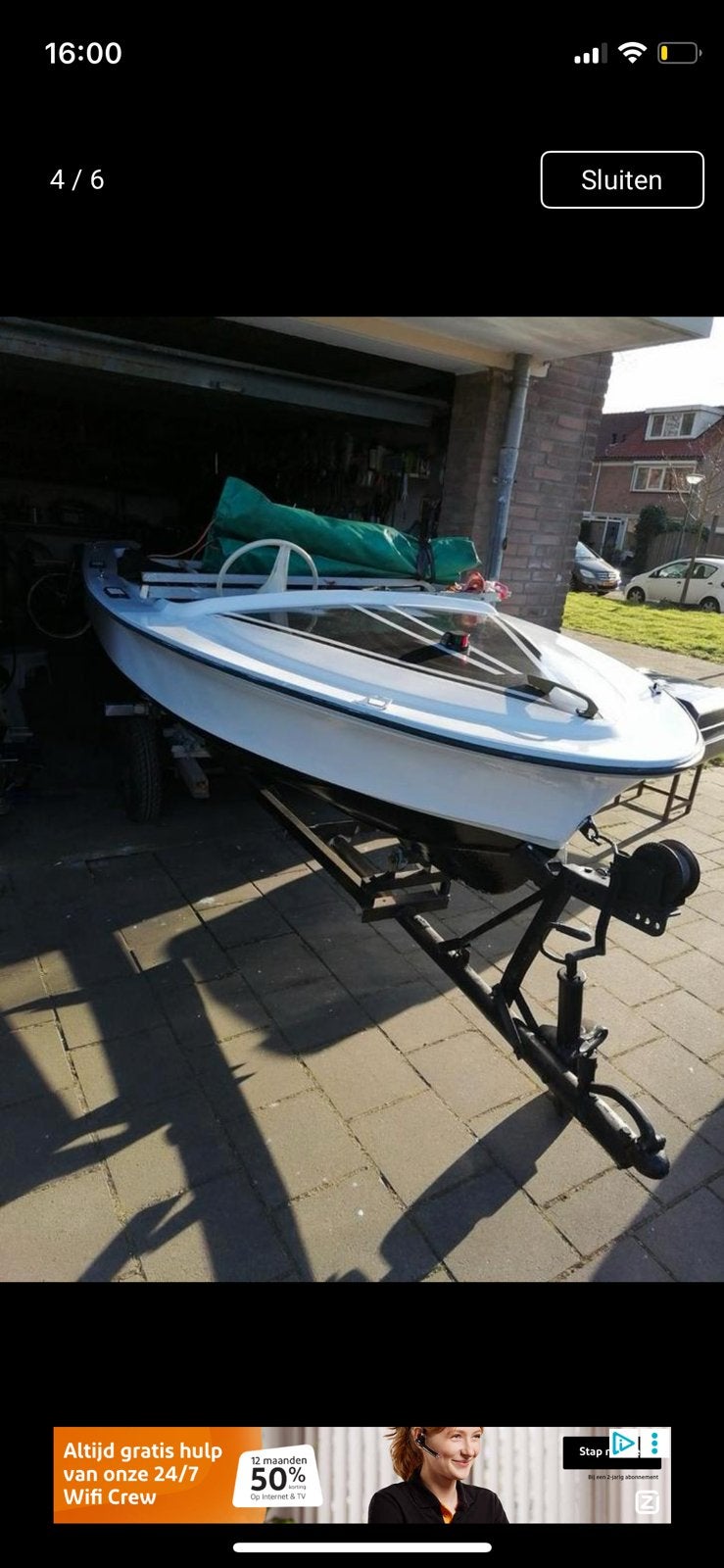 Speedboot, Ophalen