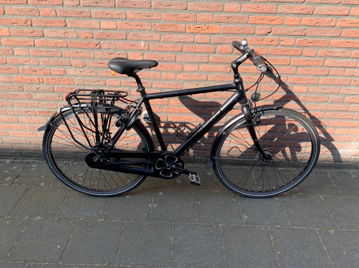 Jan Janssen Rohnin Heren Zwart 53 52cm, Fietsen en Brommers, Fietsen | Heren | Herenfietsen, Gebruikt, -, -, 49 tot 53 cm