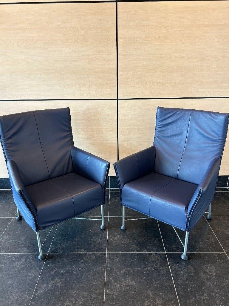 Set 2 Montis Charly fauteuil fauteuils stoel blauw, Ophalen, Gebruikt, Nvt, Nvt