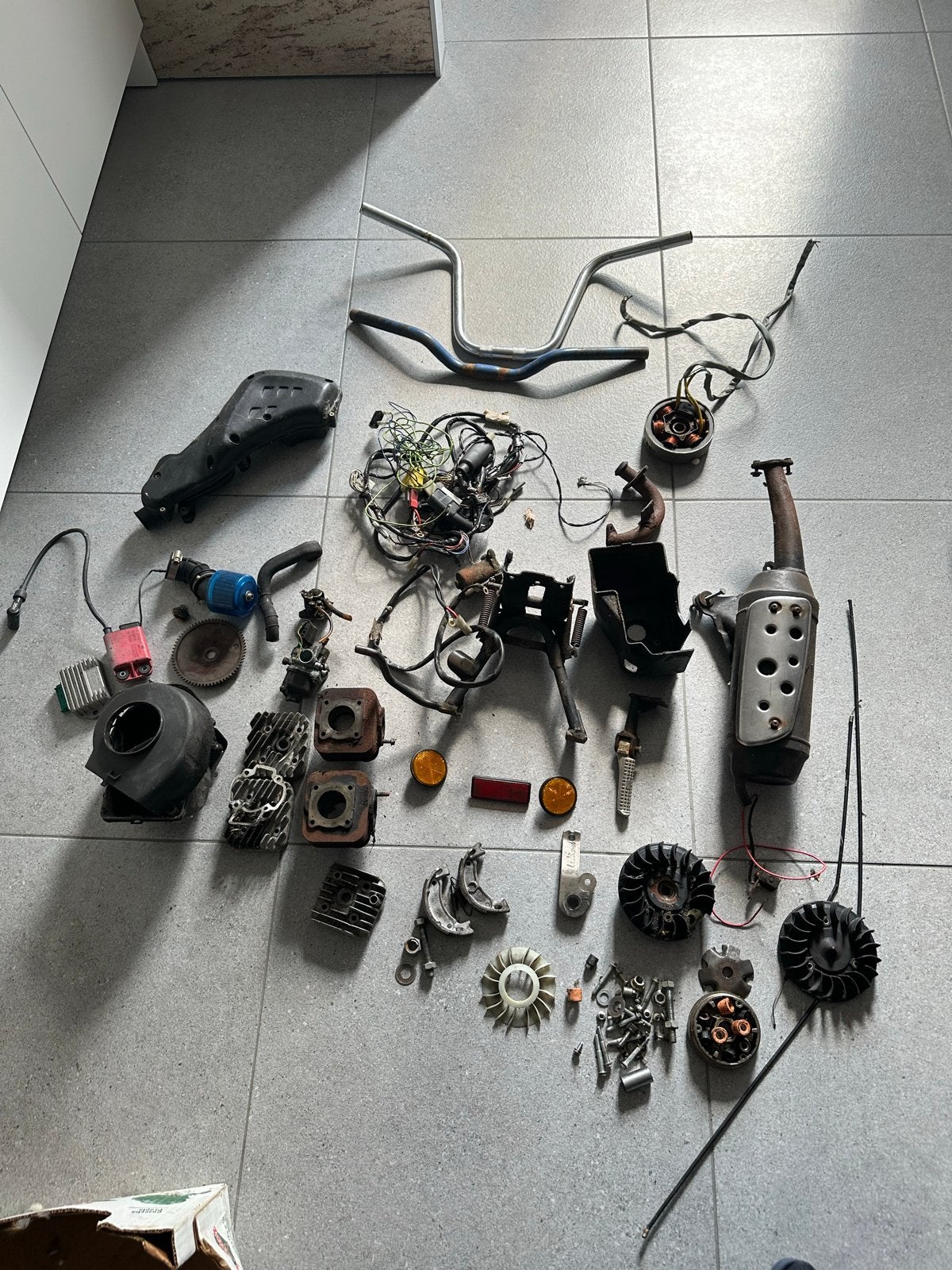 Puch Zip type 1/2 onderdelen - Diverse gebruikte onderdelen, Fietsen en Brommers, Ophalen of Verzenden, Gebruikt, Cilinder