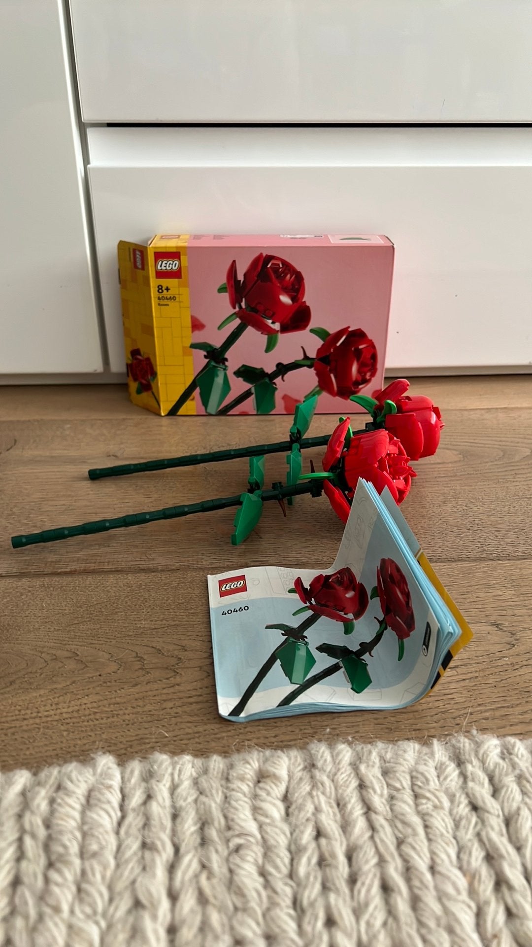 Lego 40460 roses, Verzenden, Lego, Compleet, Zo goed als nieuw