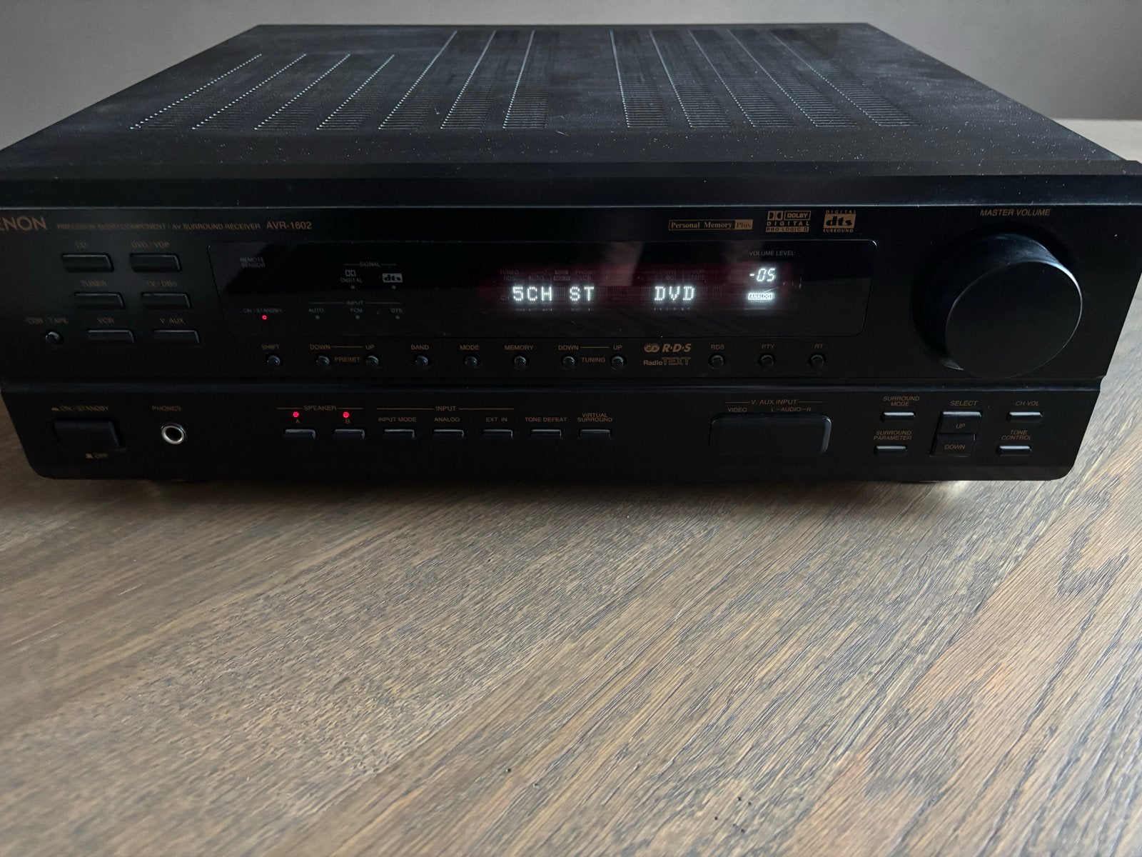 Denon AVR-1602 AV Surround Receiver met afstandsbediening, Ophalen, Gebruikt, Denon, 120 watt of meer