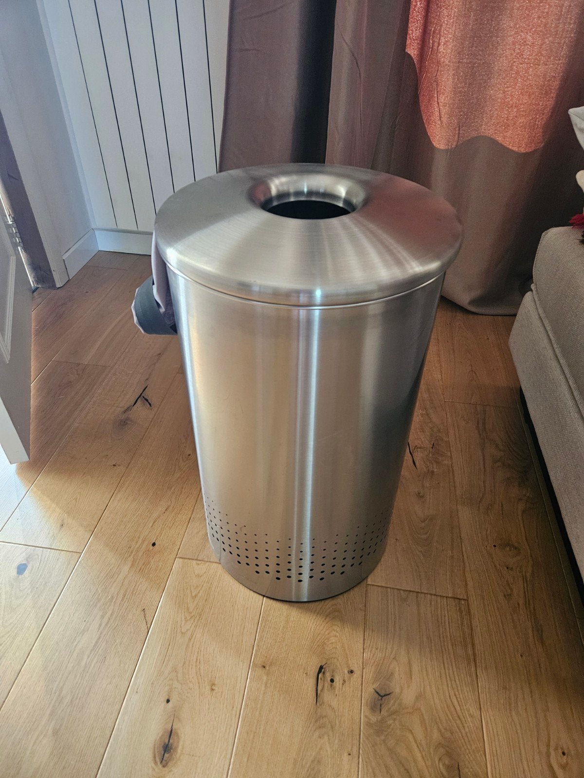 Brabantia Wasbox - RVS - 60 liter, Ophalen, Zo goed als nieuw, Zilver, Metaal