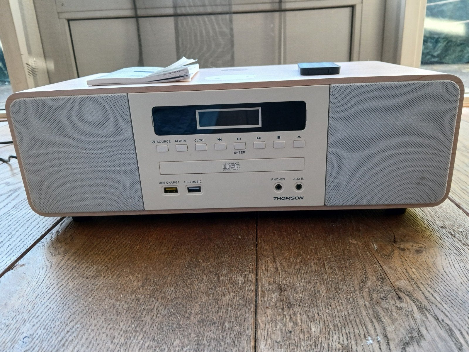 Thomson MIC201IBT Microset met CD/MP3/USB en Bluetooth, Microset, Cd-speler, Zo goed als nieuw, Ophalen