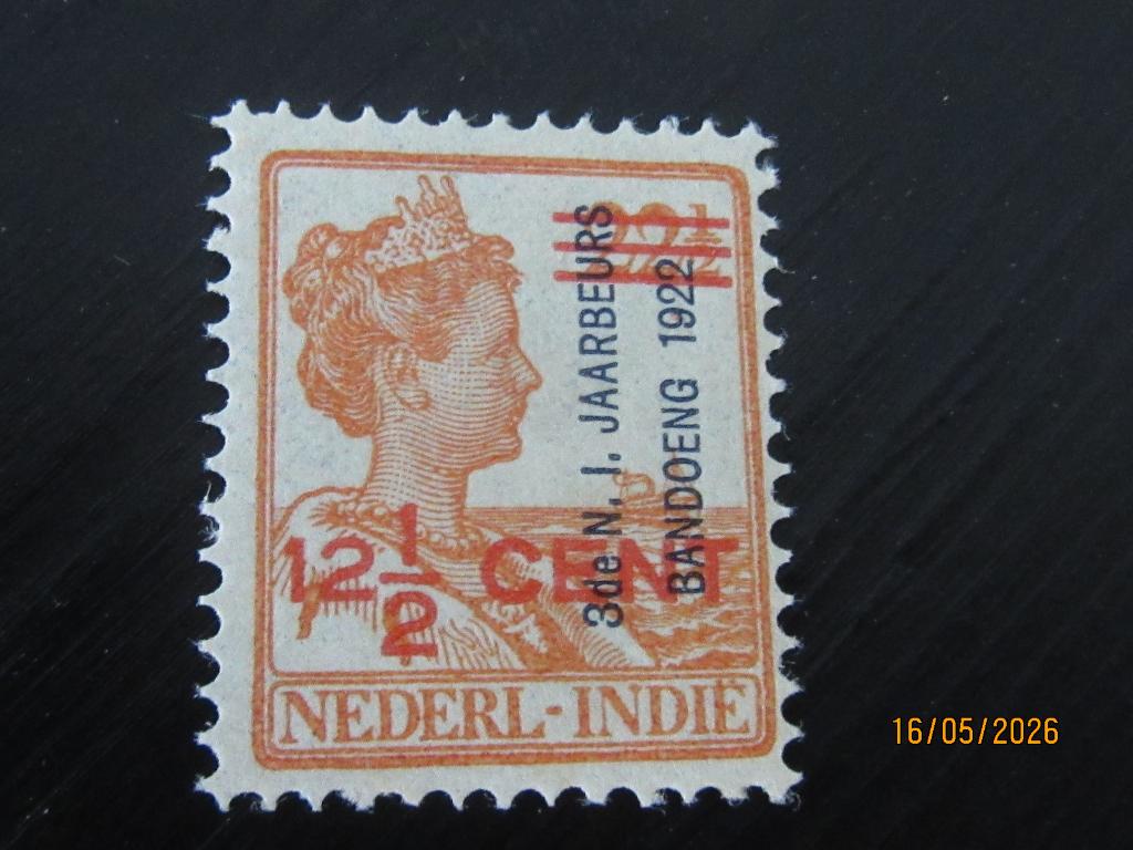 Nico Ned Indie 157 Postfris zonder plakker 1922, Ophalen of Verzenden, Postfris, Nederlands-Indië