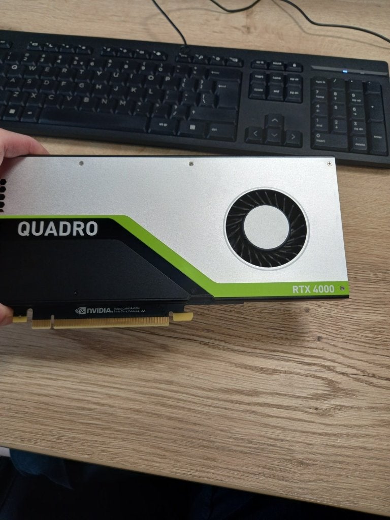 NVIDIA Quadro RTX 4000 8GB ECC, Computers en Software, Videokaarten, Gebruikt, Nvidia, PCI-Express 3.0, GDDR5, DisplayPort, Ophalen