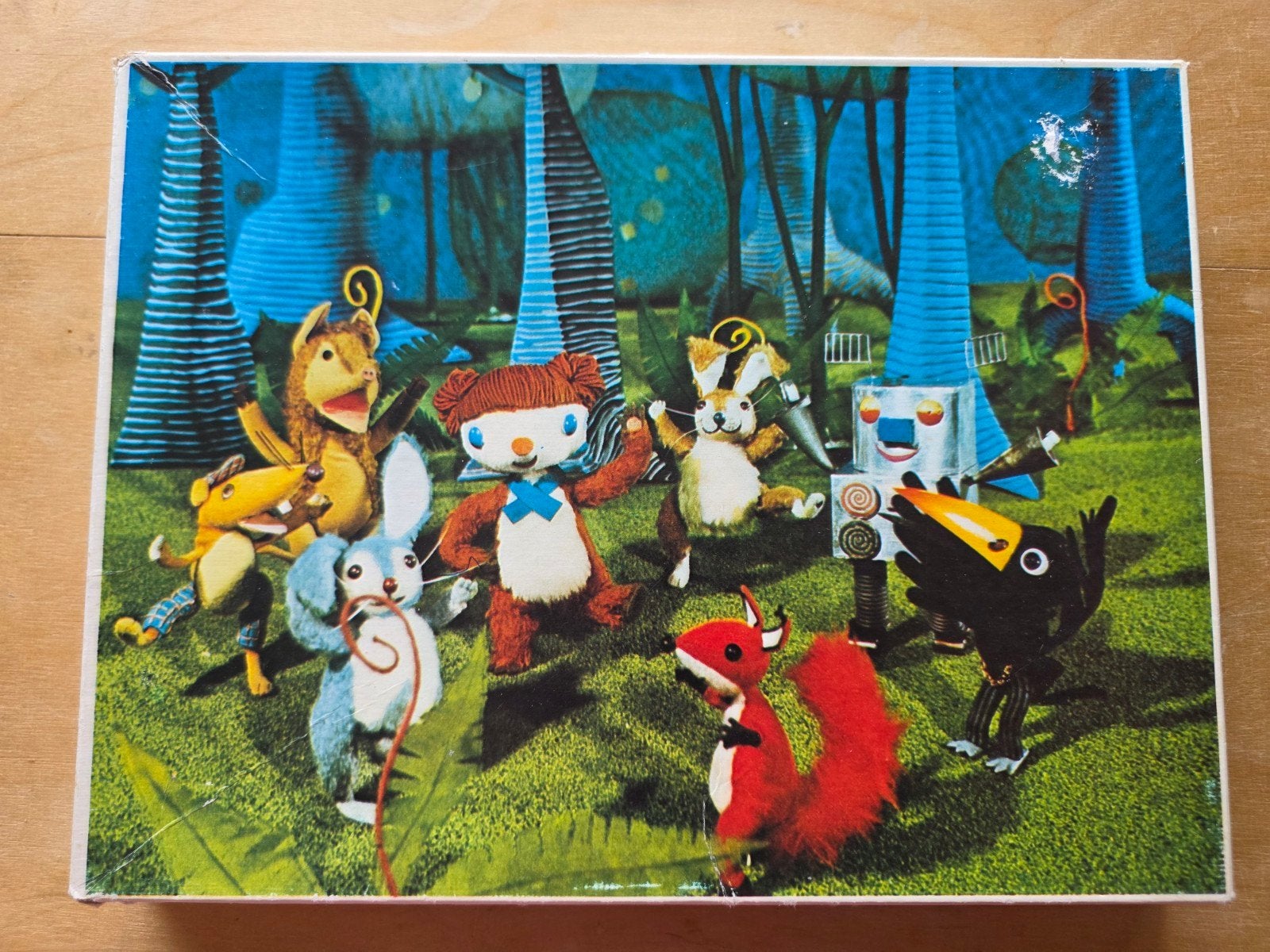 Vintage retro BEERTJE COLARGOL  puzzel  compleet, Ophalen of Verzenden, Overige typen