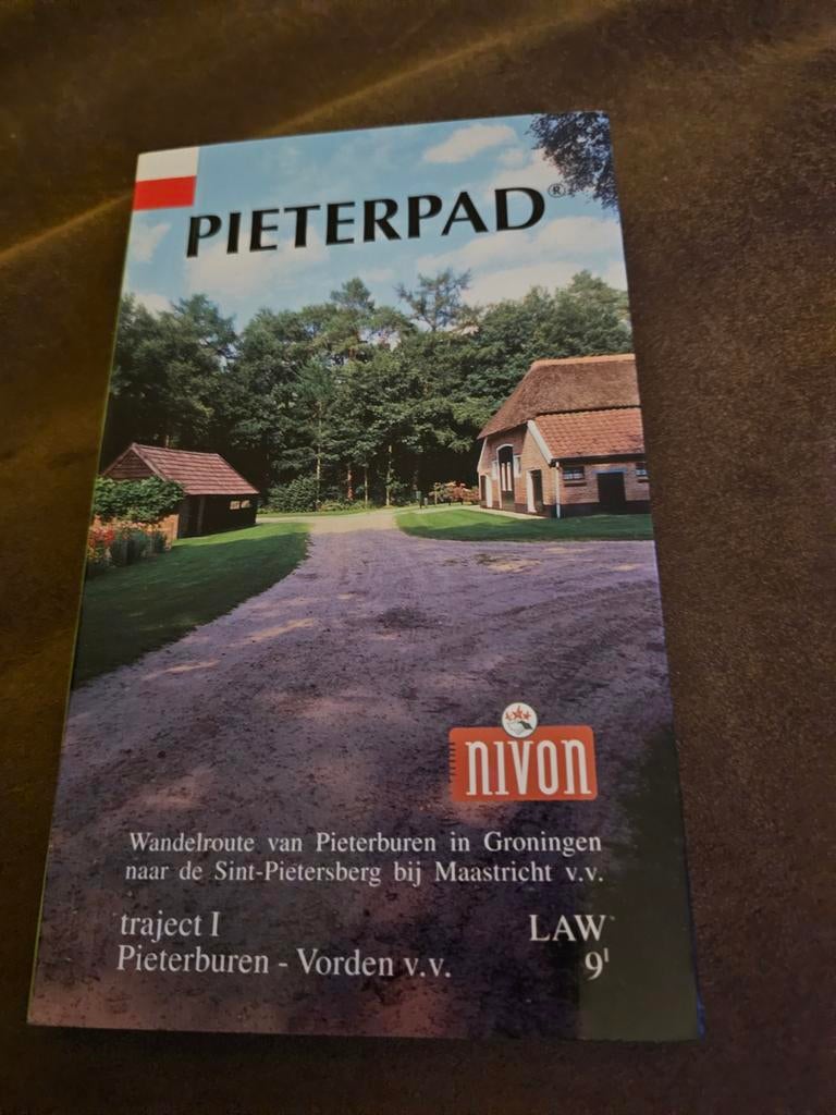 Pieterpad Traject 1: Pieterburen - Vorden v.v., Boeken, Overige merken, Fiets- of Wandelgids, Ophalen of Verzenden, Zo goed als nieuw