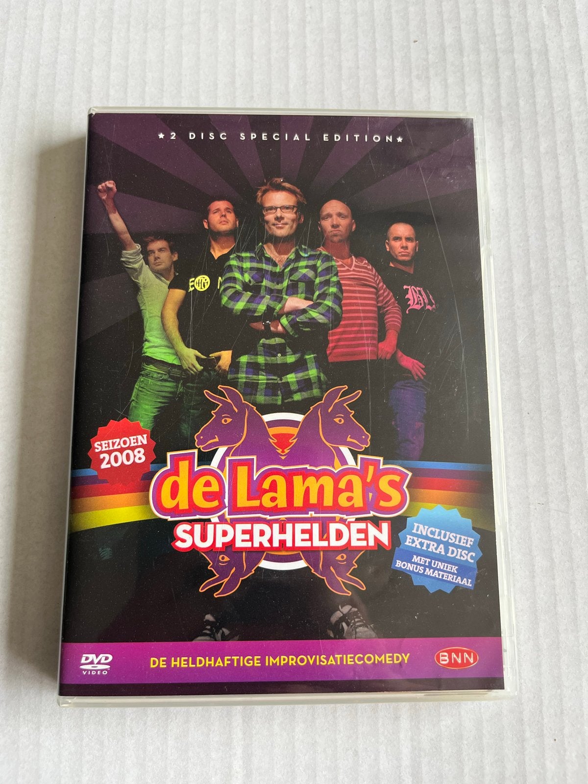 De Lama's Superhelden - Seizoen 2008 DVD (2-disc), Cd's en Dvd's, Dvd's | Tv en Series, Alle leeftijden, Ophalen of Verzenden