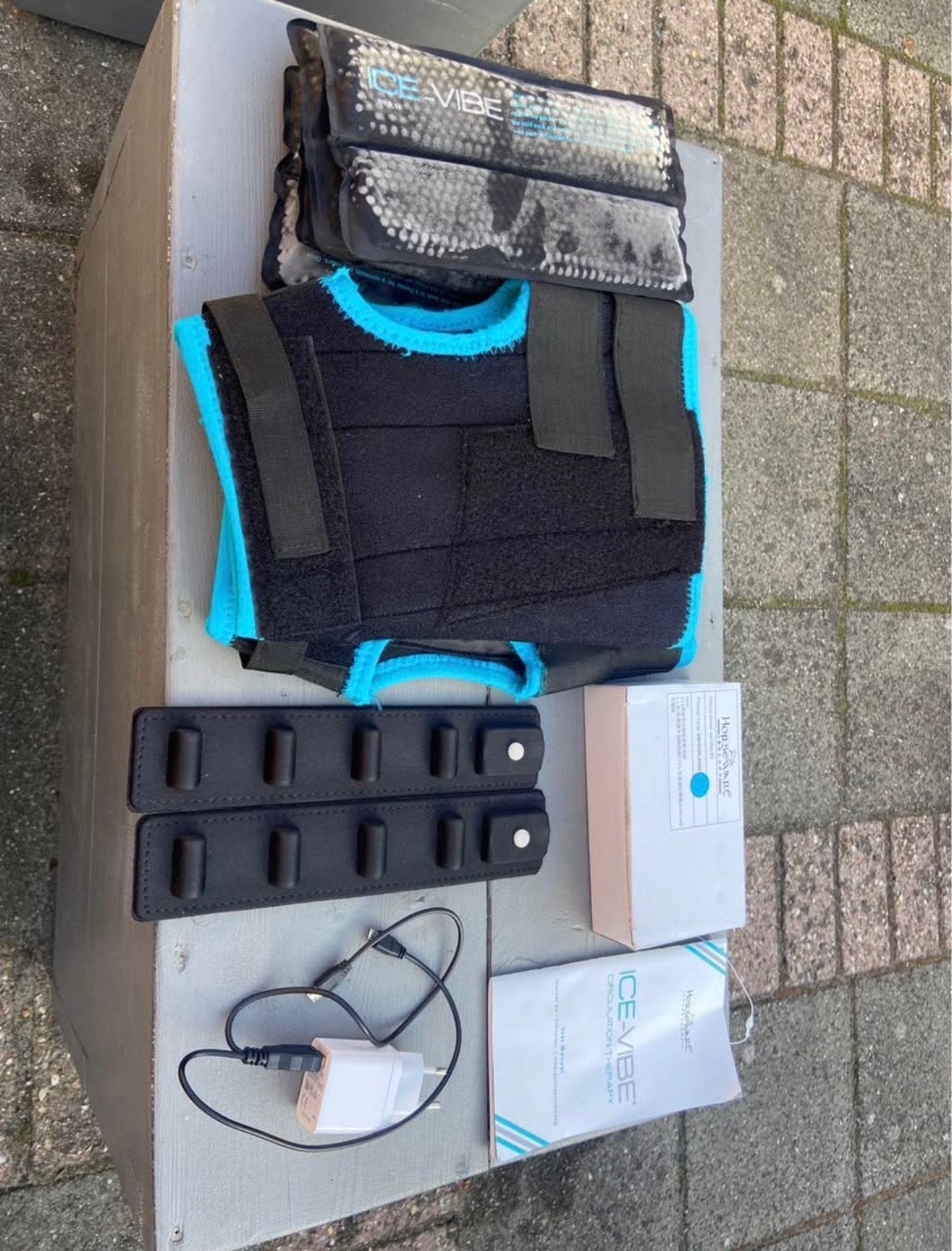 Ice vibe hock wraps paard, Dieren en Toebehoren, Klittenbandsluiting, Overige merken, Zo goed als nieuw, Full