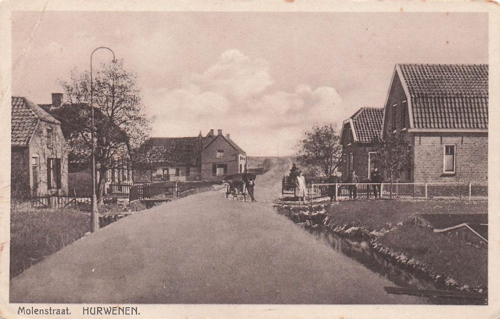 702-428-045 Molenstraat Hurwenen, Verzenden, Voor 1920, Gelderland