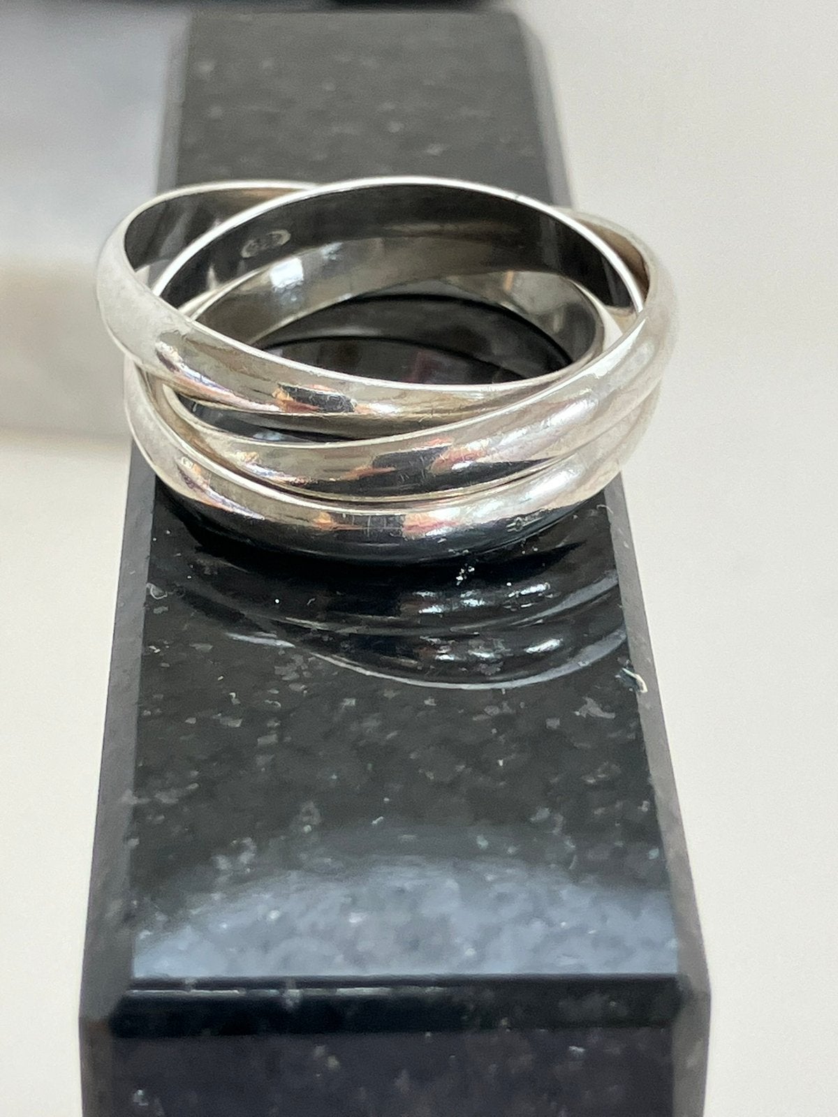 Zilveren Trinity ring, Sieraden, Tassen en Uiterlijk, Ringen, 19 tot 20, Ophalen of Verzenden, Zo goed als nieuw, Dame