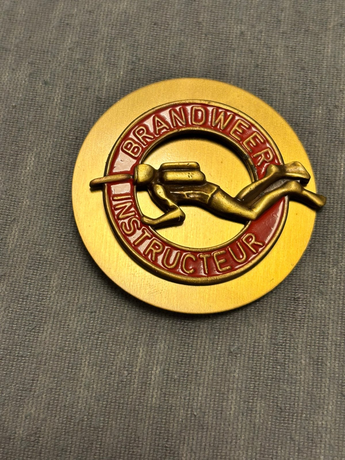 Vaardigheid brevet brandweer instructeur duiker, Verzenden, Landmacht, Nederland, Embleem of Badge