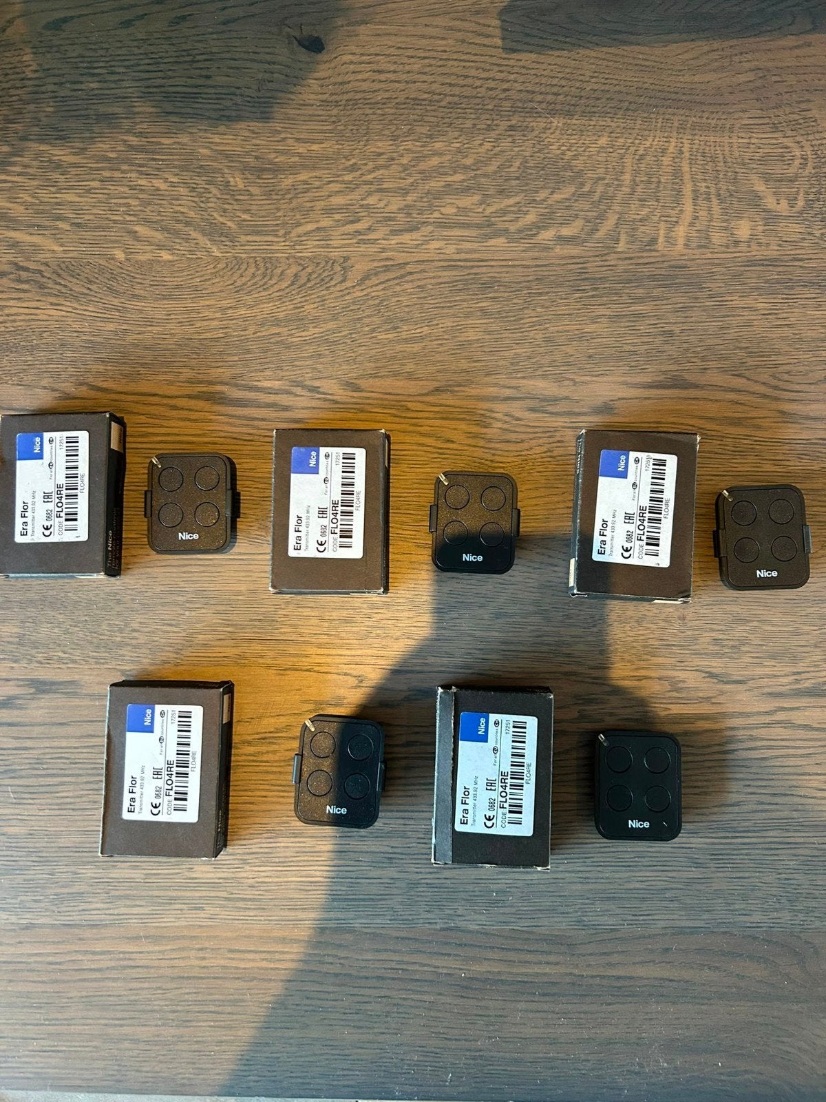 Nieuwe Nice Era Flor afstandsbedieningen (per stuk), Ophalen, Detector, Sensor of Melder, Nieuw, Overige soorten
