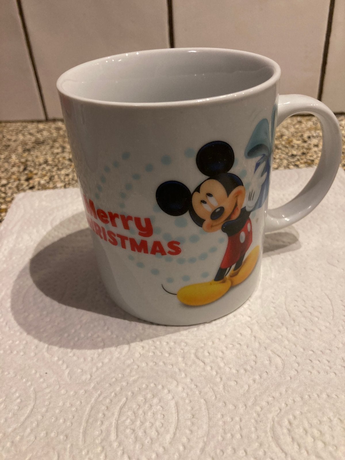Beker Mickey, Ophalen of Verzenden, Mickey Mouse, Zo goed als nieuw, Servies