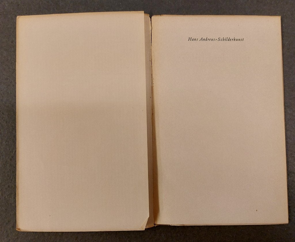 Hans Andreus Schilderkunst gedichten 1954 Origineel, Verzenden, Gelezen