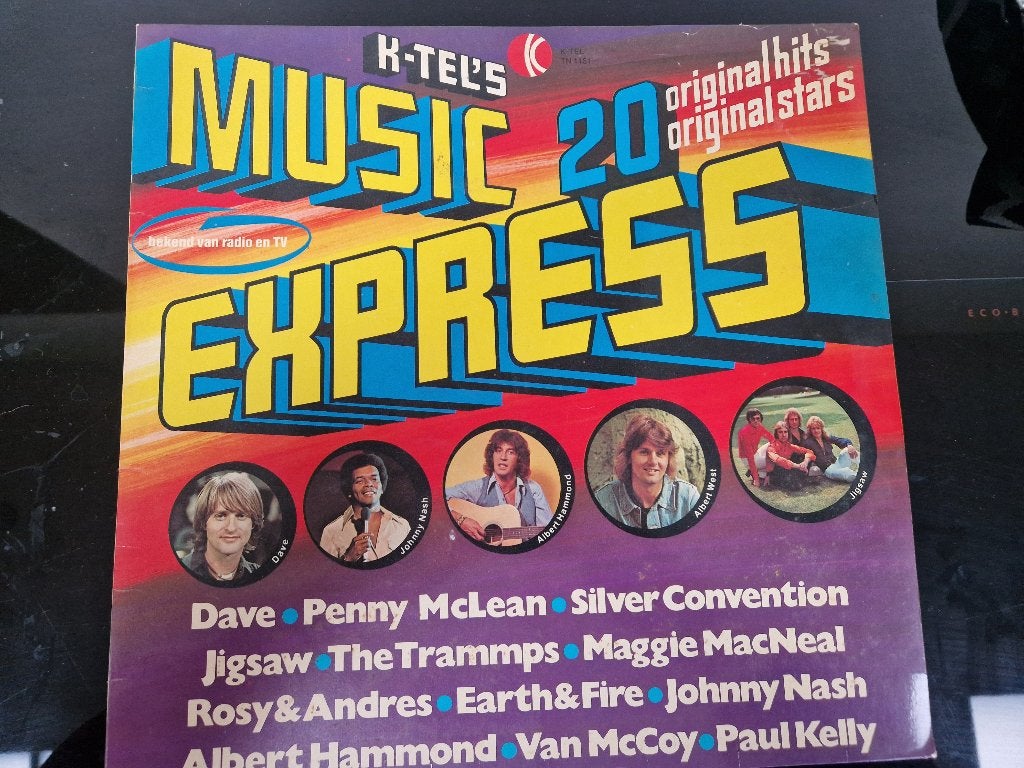Music Express (20 Original Hits, 20 Original Stars), LP, Ophalen of Verzenden, Zo goed als nieuw, Pop