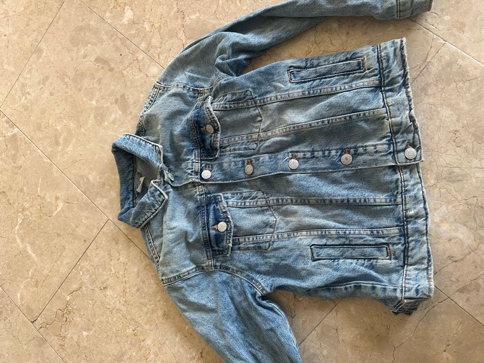 Stoer spijkerjack van Zara, maat 140, Kleding | Dames, Ophalen of Verzenden, Zo goed als nieuw, Maat 38/40 (M), Blauw
