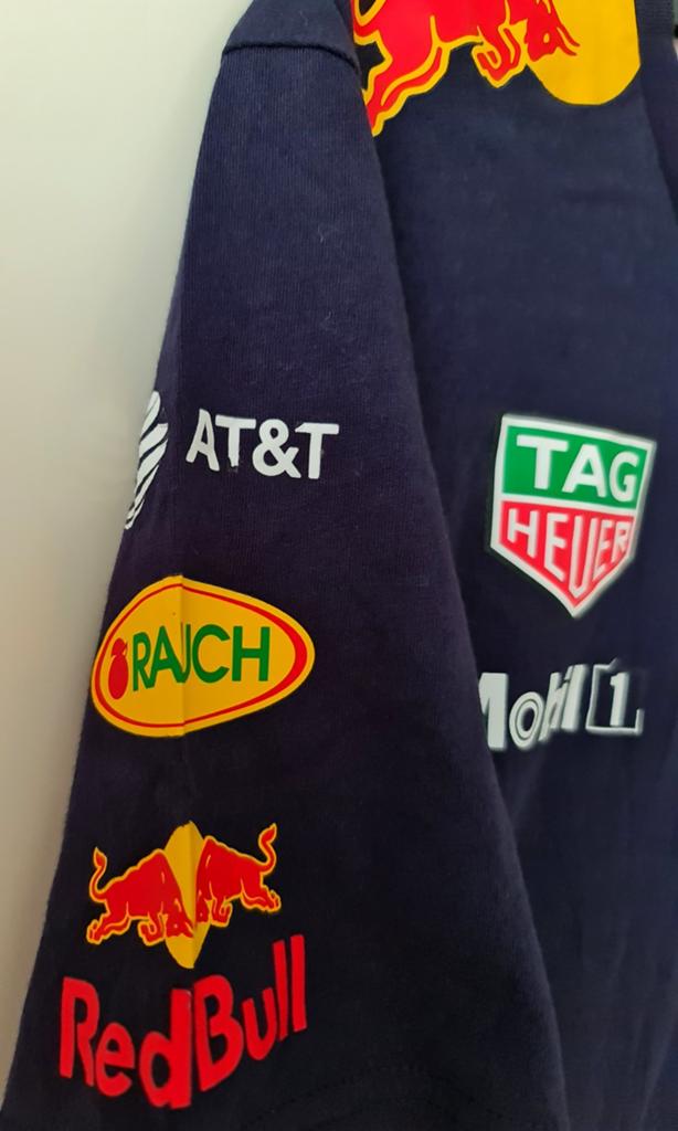 Formule 1 shirt 2018 Red Bull Puma Aston Martin Esso maat M, Ophalen, Zo goed als nieuw, Formule 1