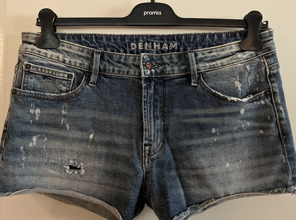 DenHam jeans Monroe short Maat 30, Denham, Blauw, Ophalen of Verzenden, Zo goed als nieuw