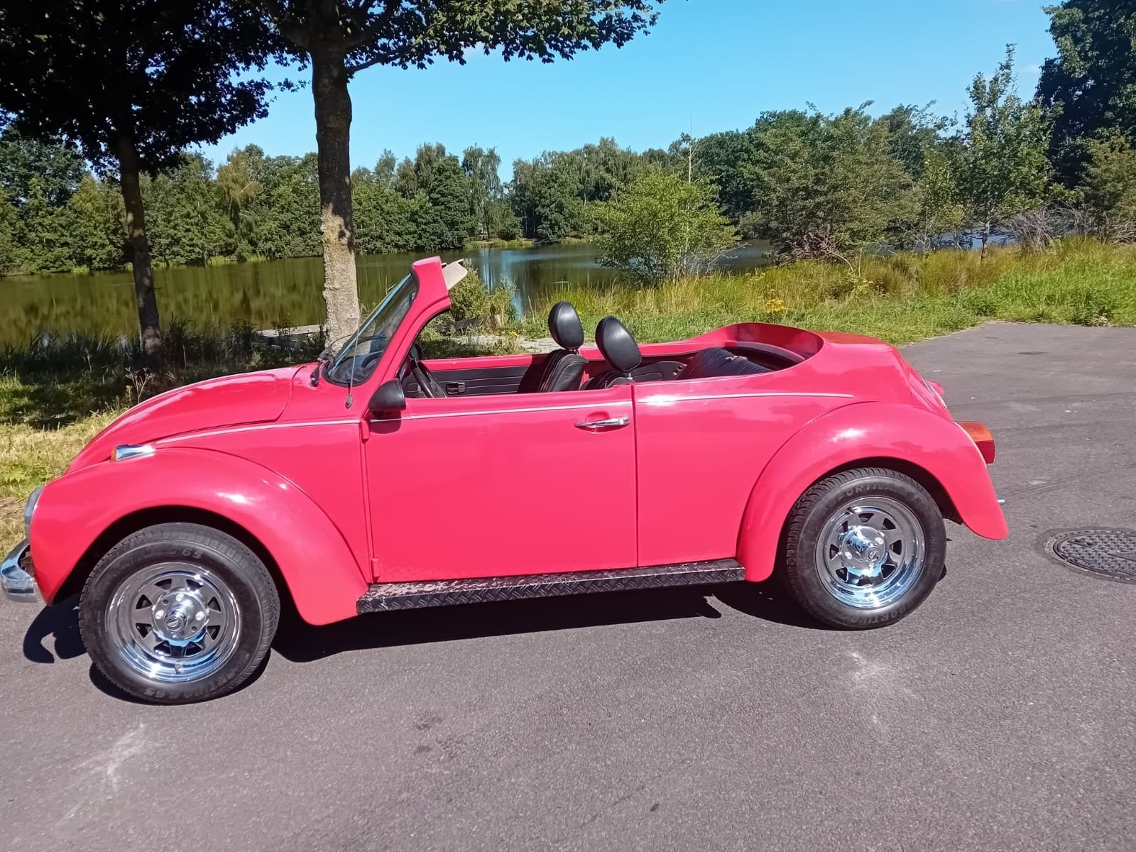 Volkswagen Kever 1303 CABRIOLET 1973 1600 CC PRICE DROP nu, Auto's, Achterwielaandrijving, Zwart, Cabriolet, 1600 cc