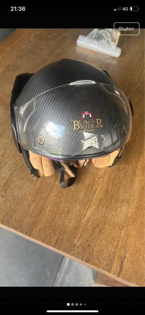 BLACK rider helm, Overige merken, Heren, L, Tweedehands