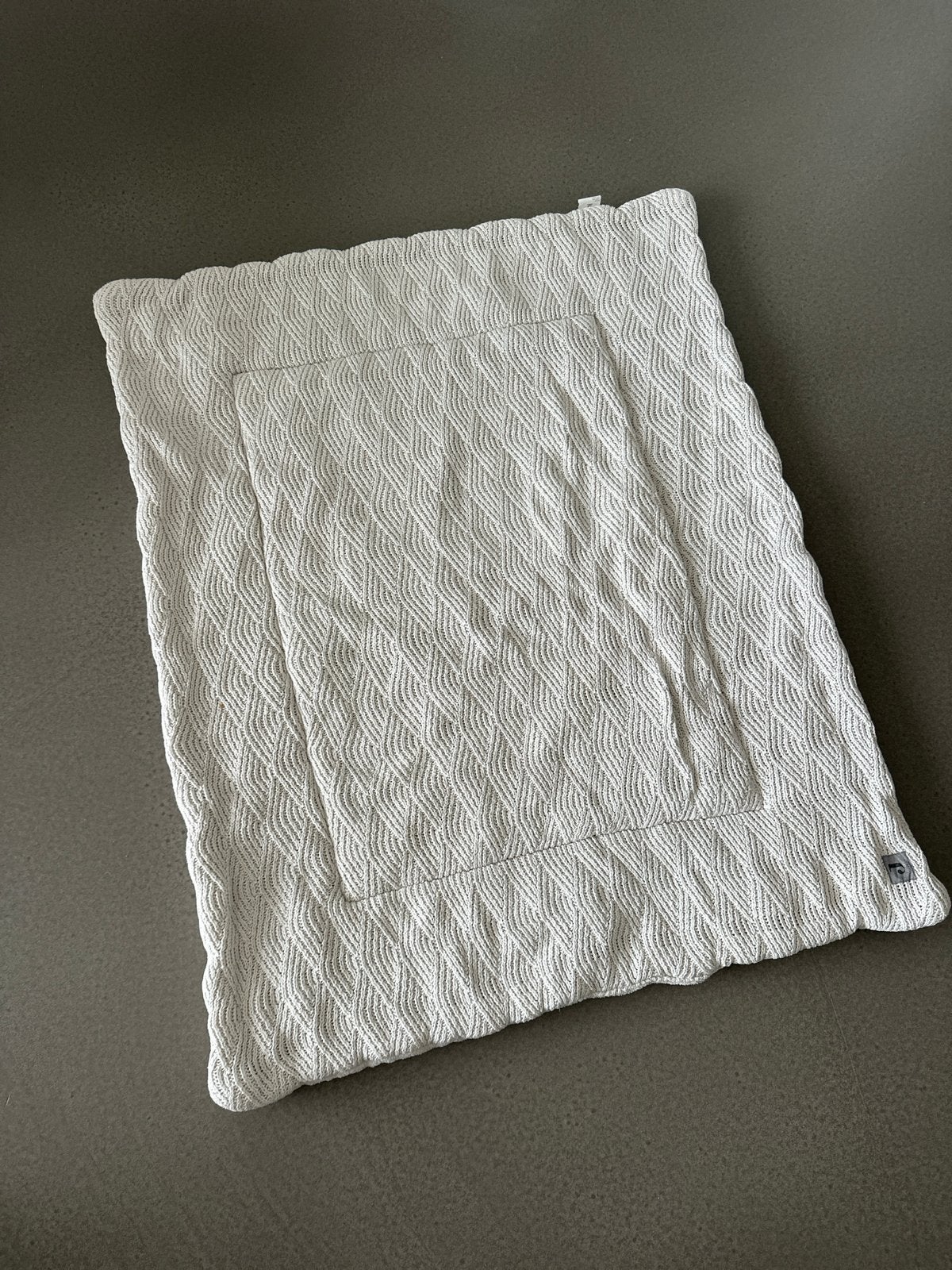 Jollein Boxkleed Crème Gebreid 75x95cm, Ophalen of Verzenden, Gebruikt