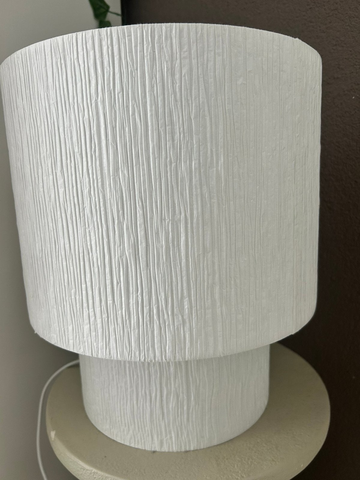 Grote witte tafel lamp wit design h&m home, Huis en Inrichting, Wit, Ophalen of Verzenden, Zo goed als nieuw, Design