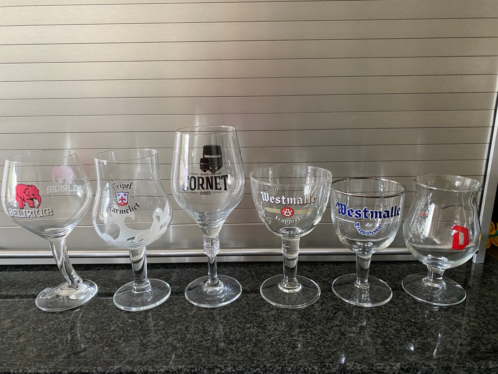 Bierglazen per stuk 3.00 euro alle 6 15.00 euro, Verzamelen, Ophalen of Verzenden, Zo goed als nieuw, Glas of Glazen, Overige merken