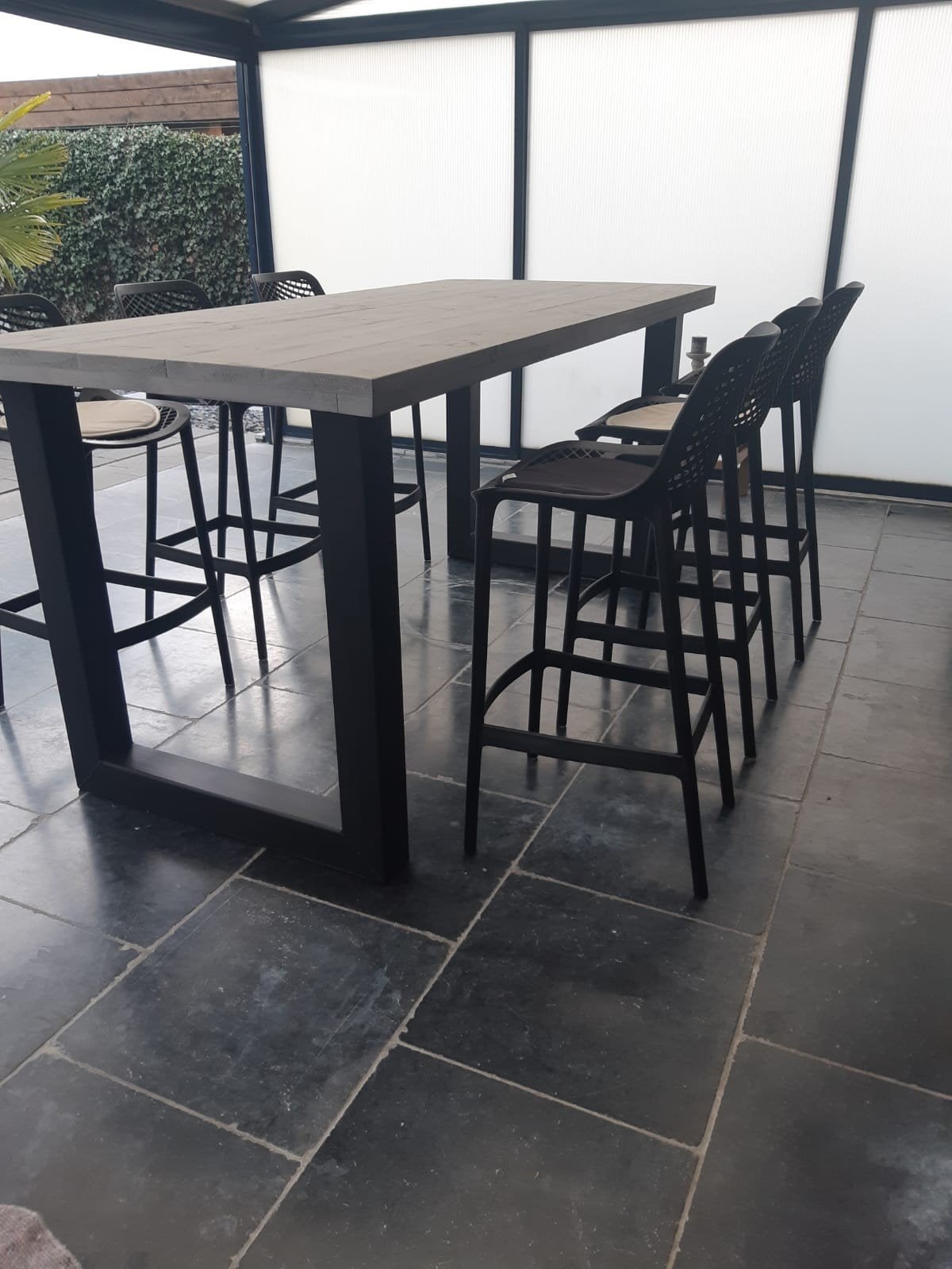 Bartafel steigerhout eettafel statafel bureau op maat bali, Rechthoekig, Nieuw, 200 cm of meer, 50 tot 100 cm